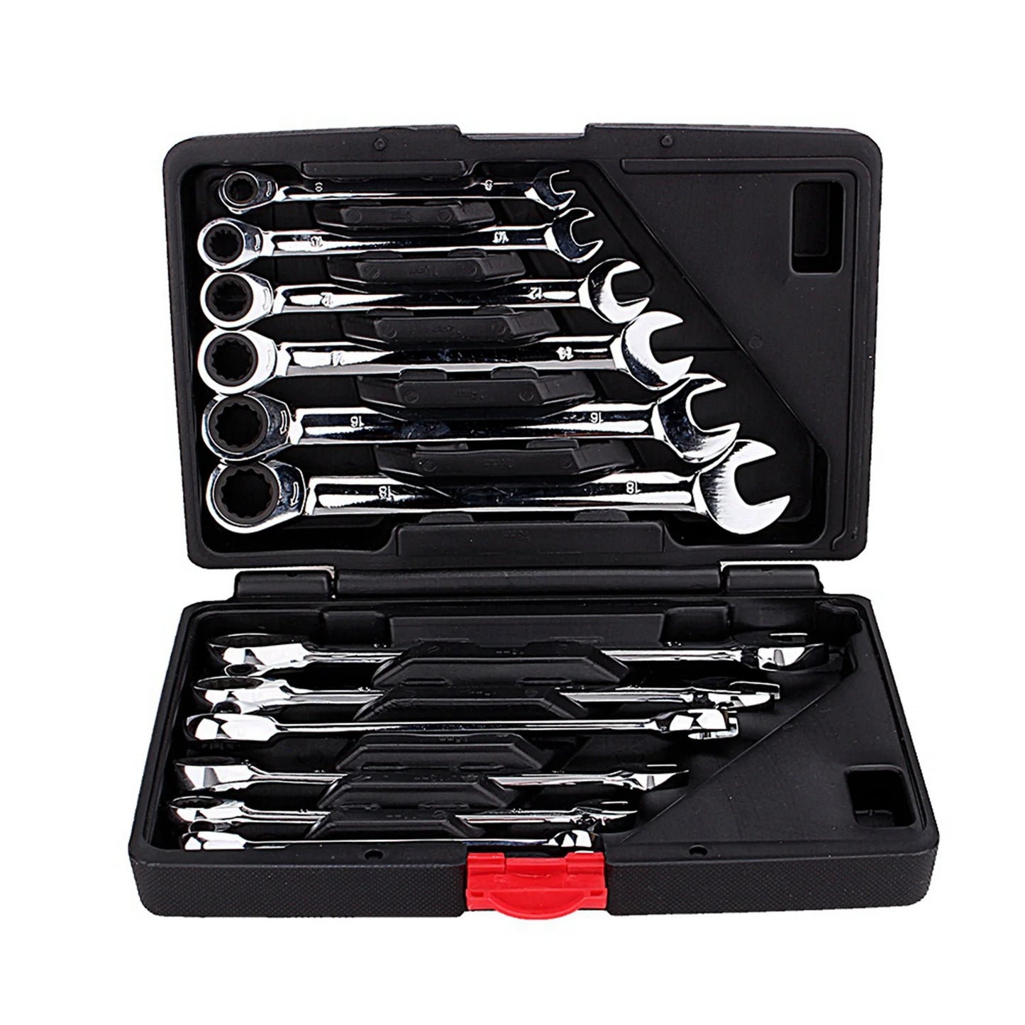 Fixed Spanner Ratchet Tool Set, Combination Spanner Ratchet Set