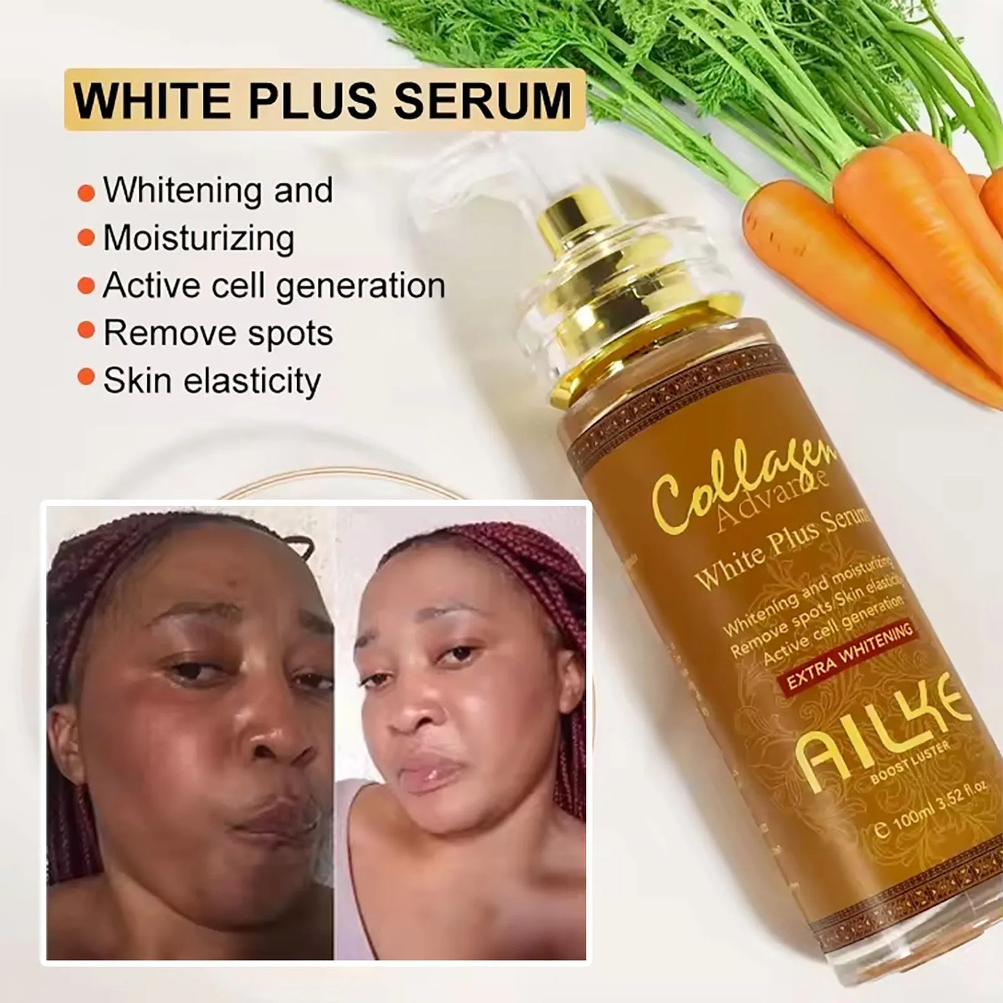 Moisturizing Body Serum, Reduces Spots