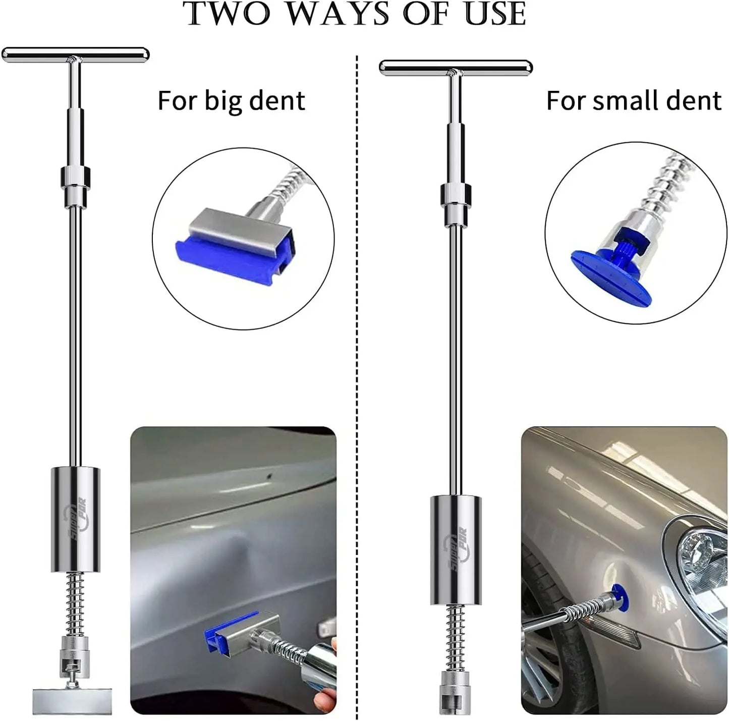 Professional Dent Repair Tools, Hail Dent, Paintless Body Dent Repair