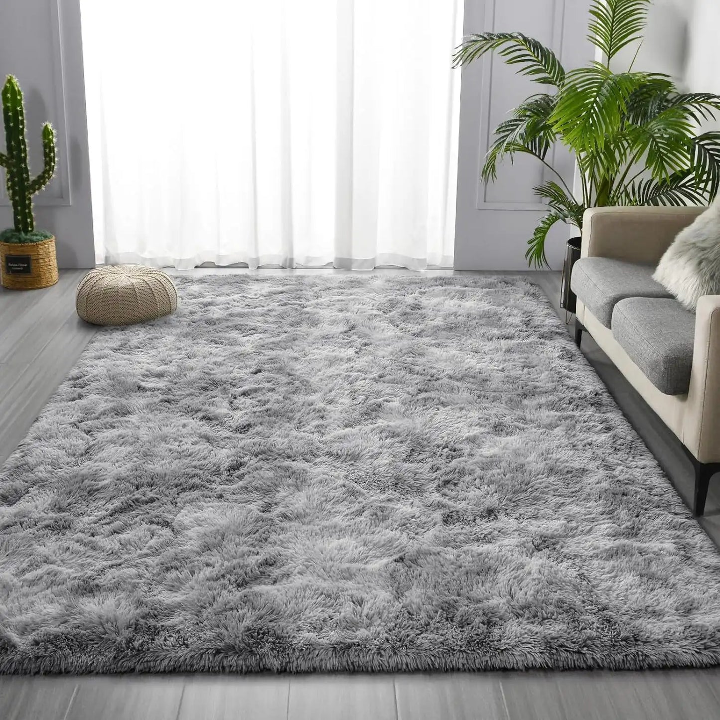 Plush, Super Soft Velvet Rug, Shaggy for Bedroom, Living Room, Kids Room