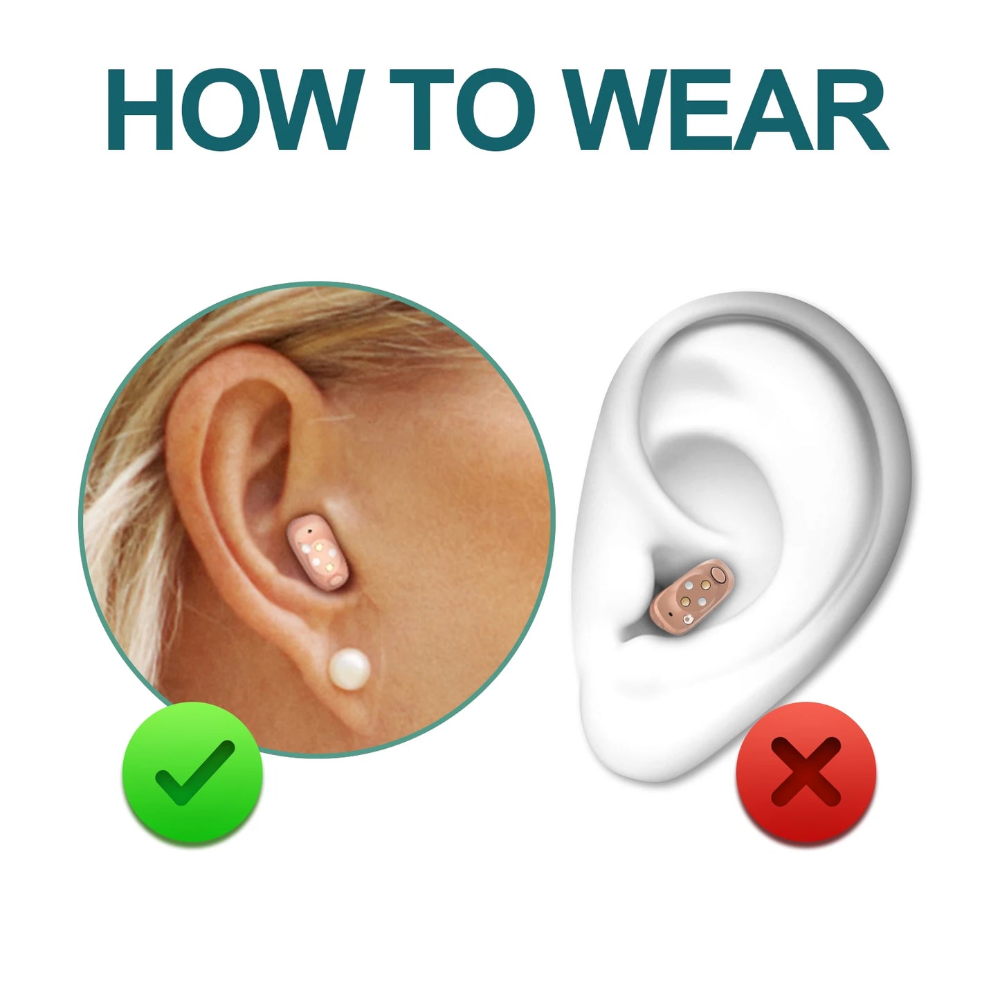 Elderly Hearing Amplifier, Invisible In Ear, Recharging Hearing Aids