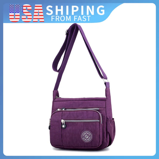 Free Shipping Women Handbags Casual Crossbody Shoulder Bag Women Nylon Waterproof Messenger Bags For Ladies Diagonal Bag Travel