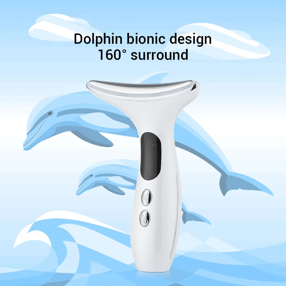 Three Mode, Rechargeable, Portable Facial and Neck Massage for Skin Care