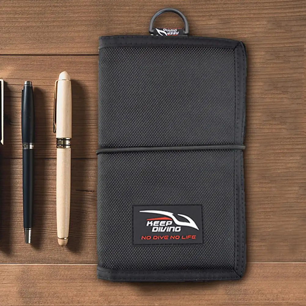 Multifunctional Wet Notes Notepad ,PP Synthetic Paper, Dive Writing Slate Board PU Coated, for Scuba Diving Snorkeling