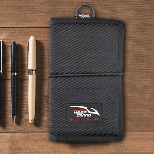 Multifunctional Wet Notes Notepad ,PP Synthetic Paper, Dive Writing Slate Board PU Coated, for Scuba Diving Snorkeling
