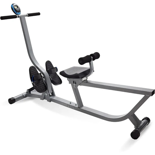 Hydraulic Rower Machine with Smart App, Adjustable Resistance for Home Gym Fitness