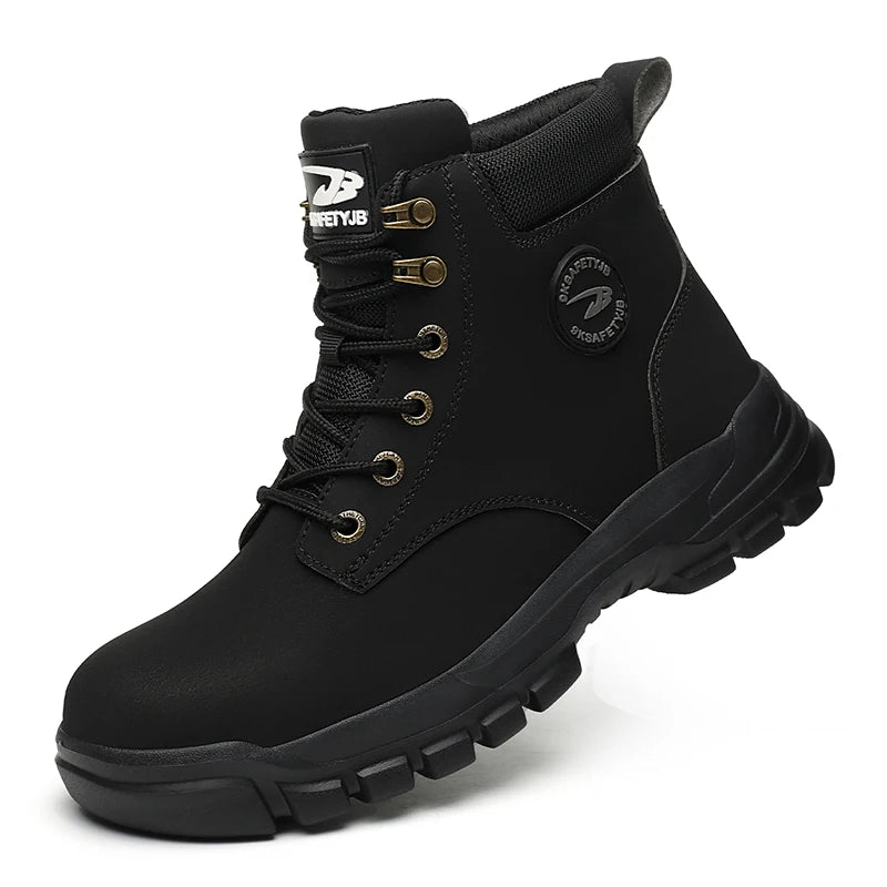 Mens Steel Toe Work Safety Shoe Anti- Puncture