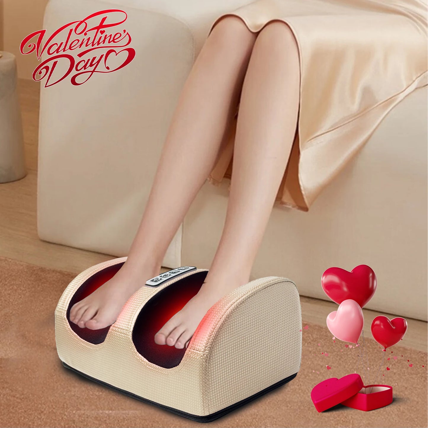 Foot massage,  Foot kneading, leg massager electric heating leg machine, Great Gift anytime of Year