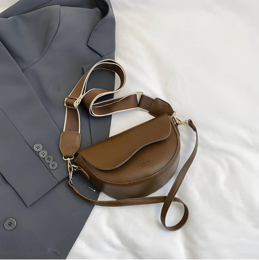 2025 New Trendy Saddle Bag , Casual Underarm Shoulder Bag, Women's Crossbody Bag