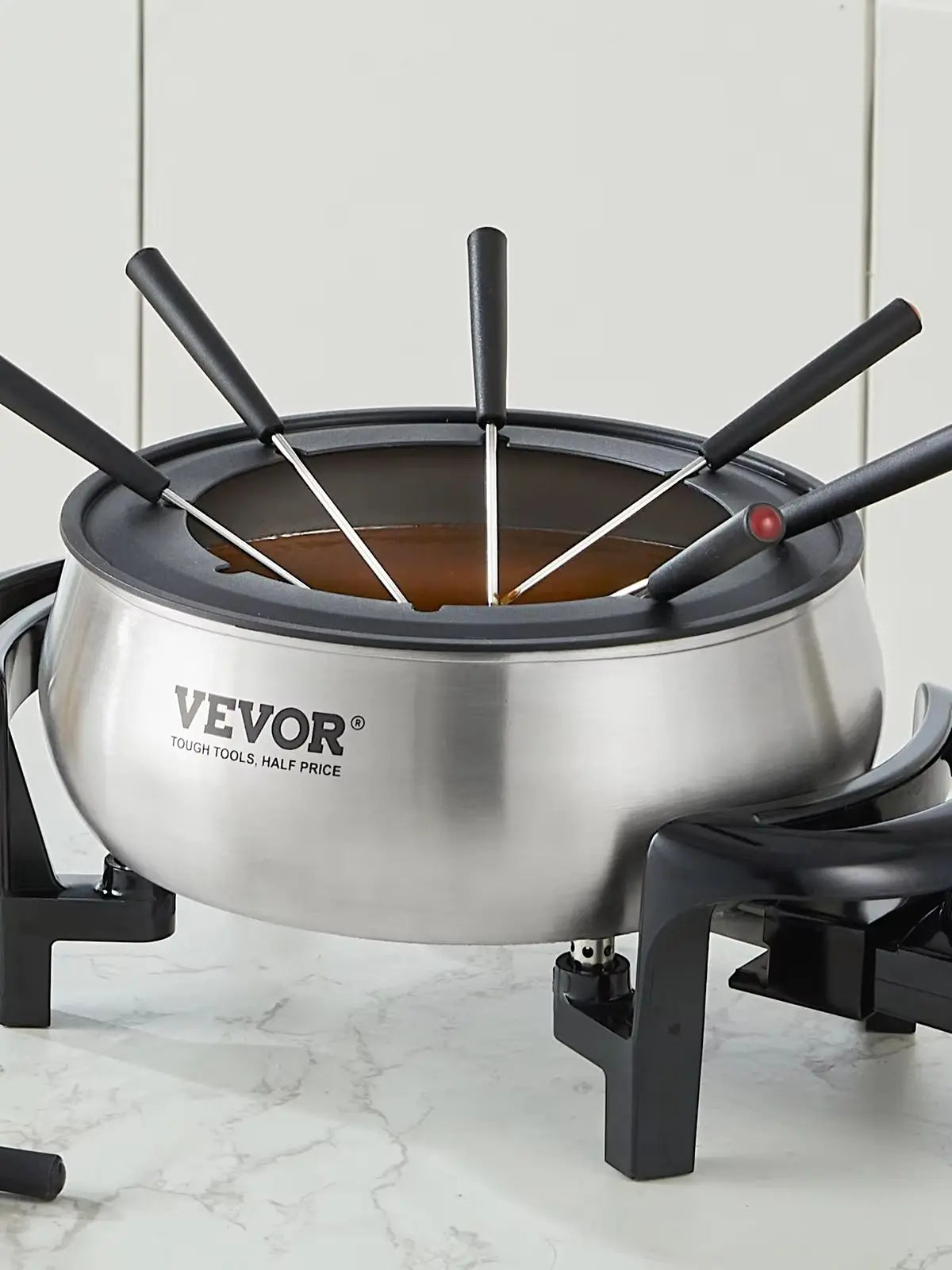3 Qt Electric Cascade Chocolate Melting Pot, Fondue Pot Set Cheese Melting, Warmer for Kitchen