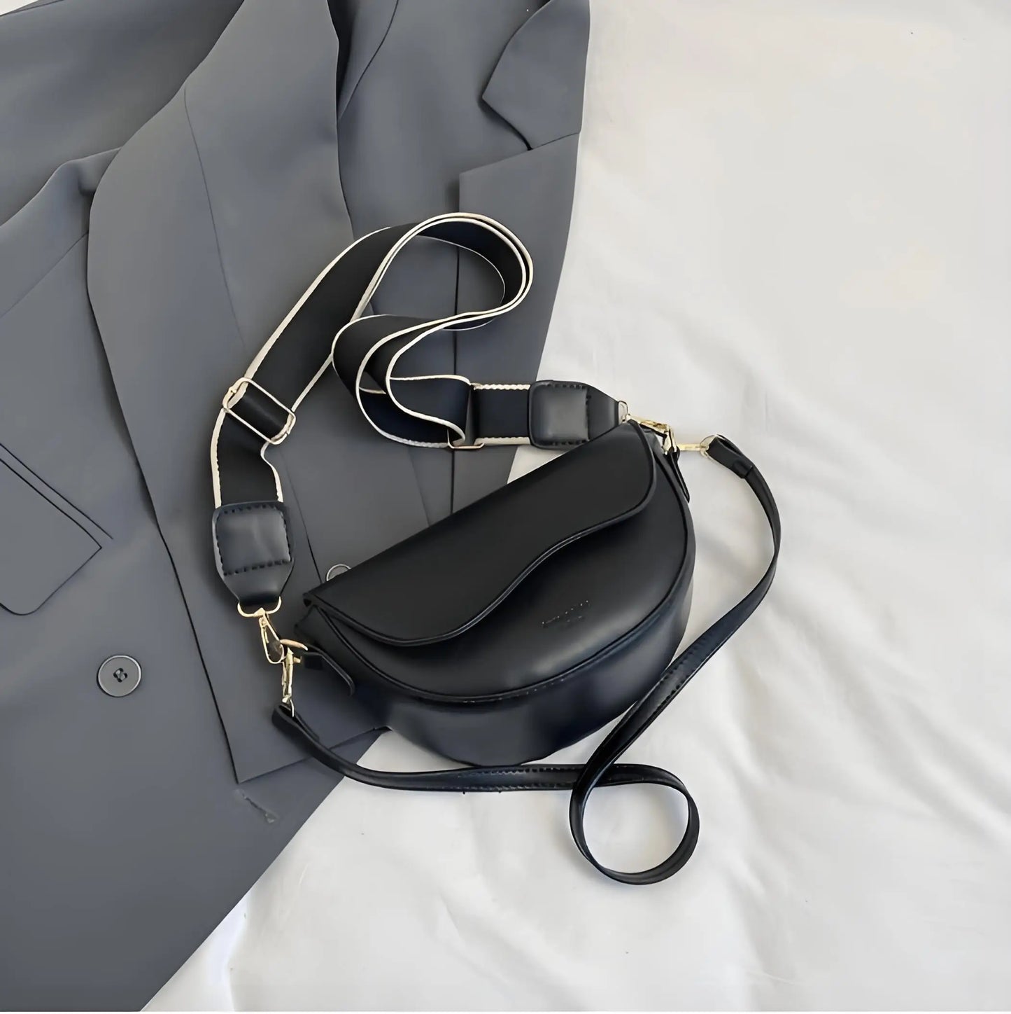 2025 New Women's Crossbody Saddle Bag -  Casual Underarm Shoulder Bag
