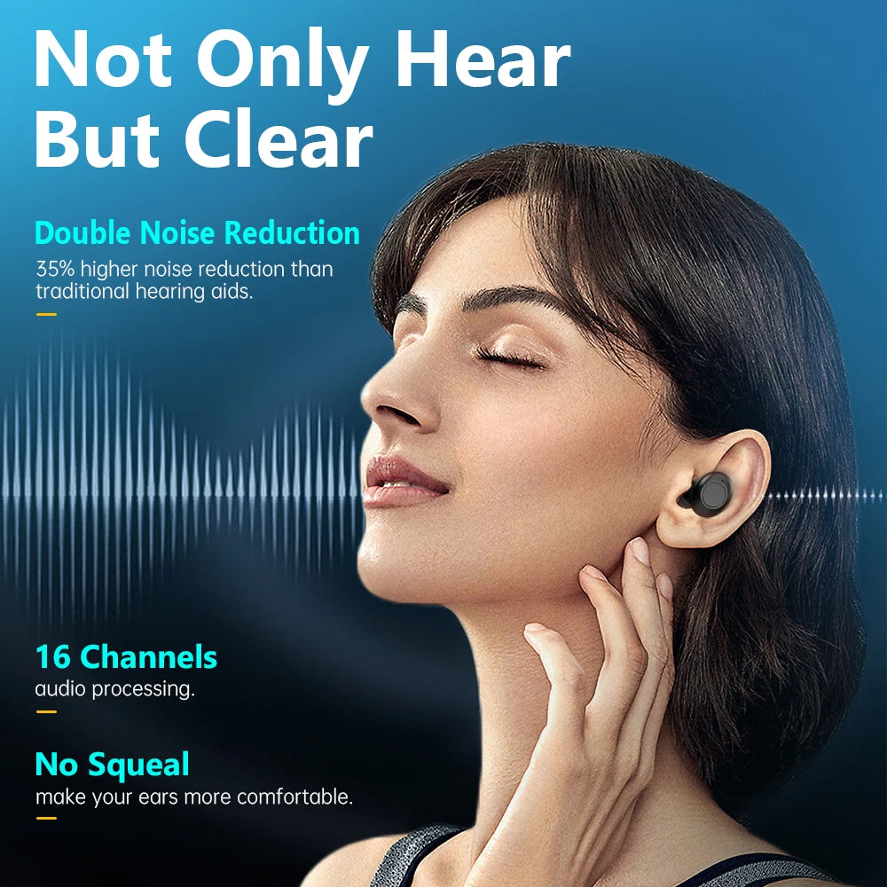 Digital Medical Hearing Aid, Rechargeable, 16 Channel