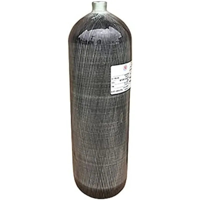 Carbon Fiber Scuba Tank, 6.8 L, 4500psi Diving Tank, Pressure Composite Cylinder
