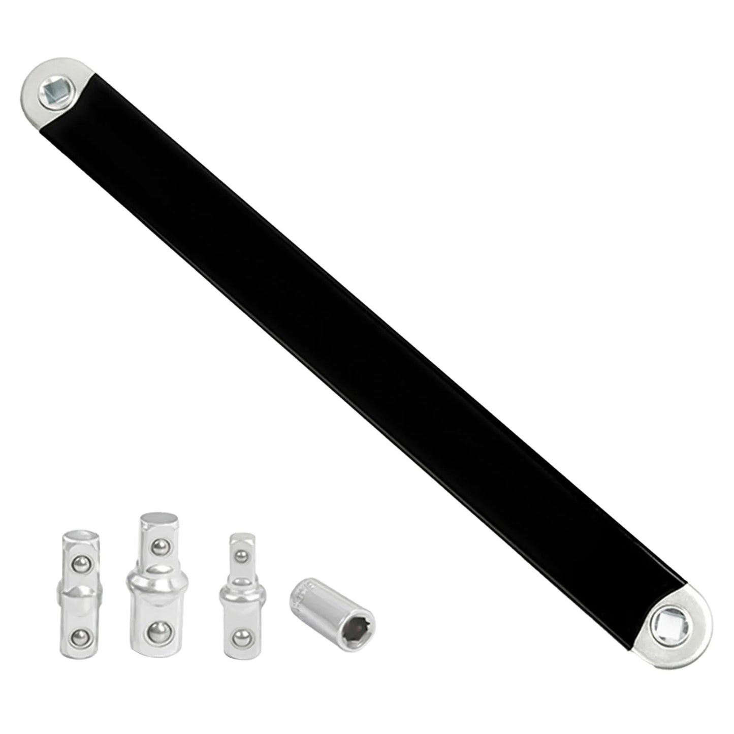 Multifunctional Professional/Household Ratchet, Adjustable Ends, Extended Reach Wrench for Air, Refrigeration