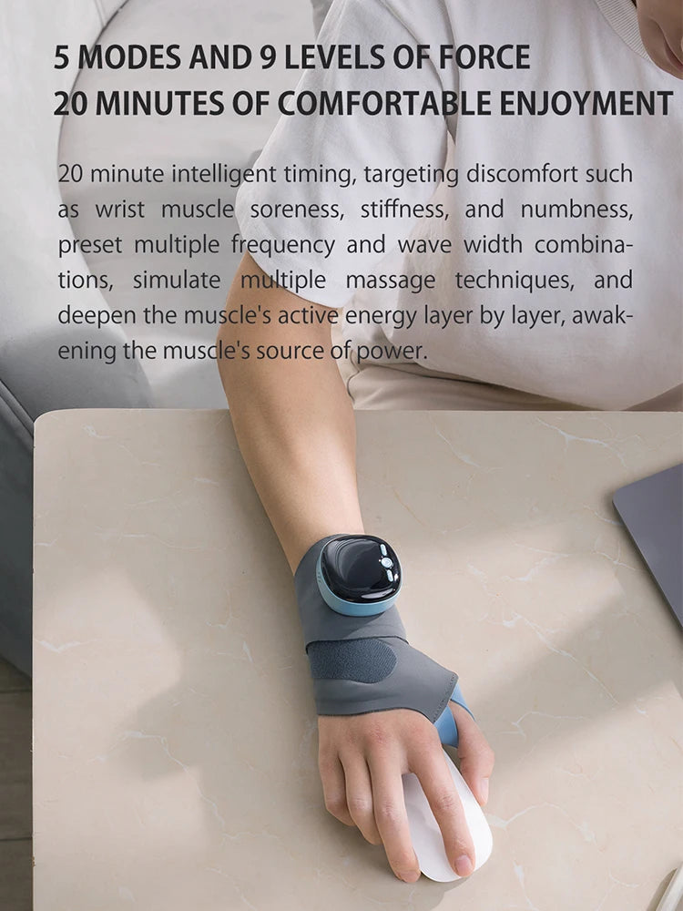Home/Office ,EMS Wrist Guard, With Support Strap, Smart Healing Compression , With Protective Bandage