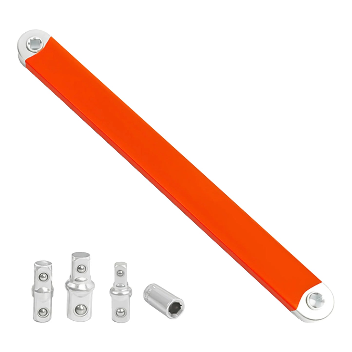 Multifunctional Professional/Household Ratchet, Adjustable Ends, Extended Reach Wrench for Air, Refrigeration