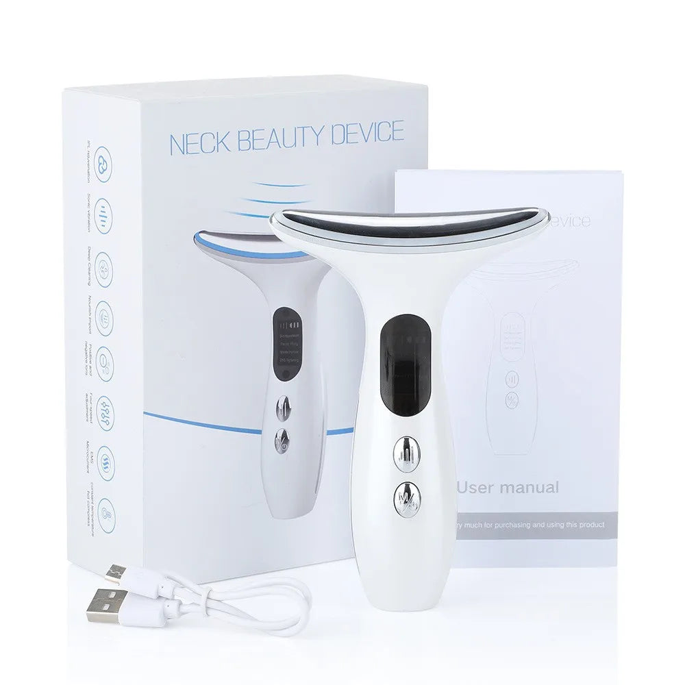 Three Mode, Rechargeable, Portable Facial and Neck Massage for Skin Care
