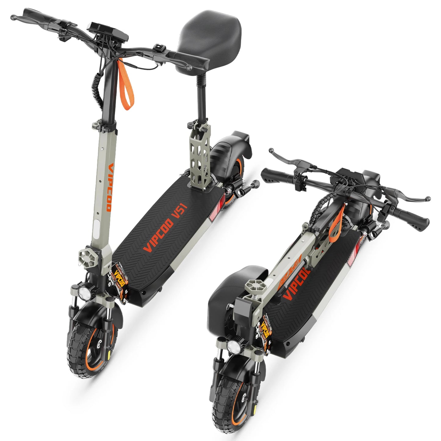 E-Scooter 700W Motor, 48V13AH Battery Portable Electric Scooter, 10 Inch Off-road Air Tire