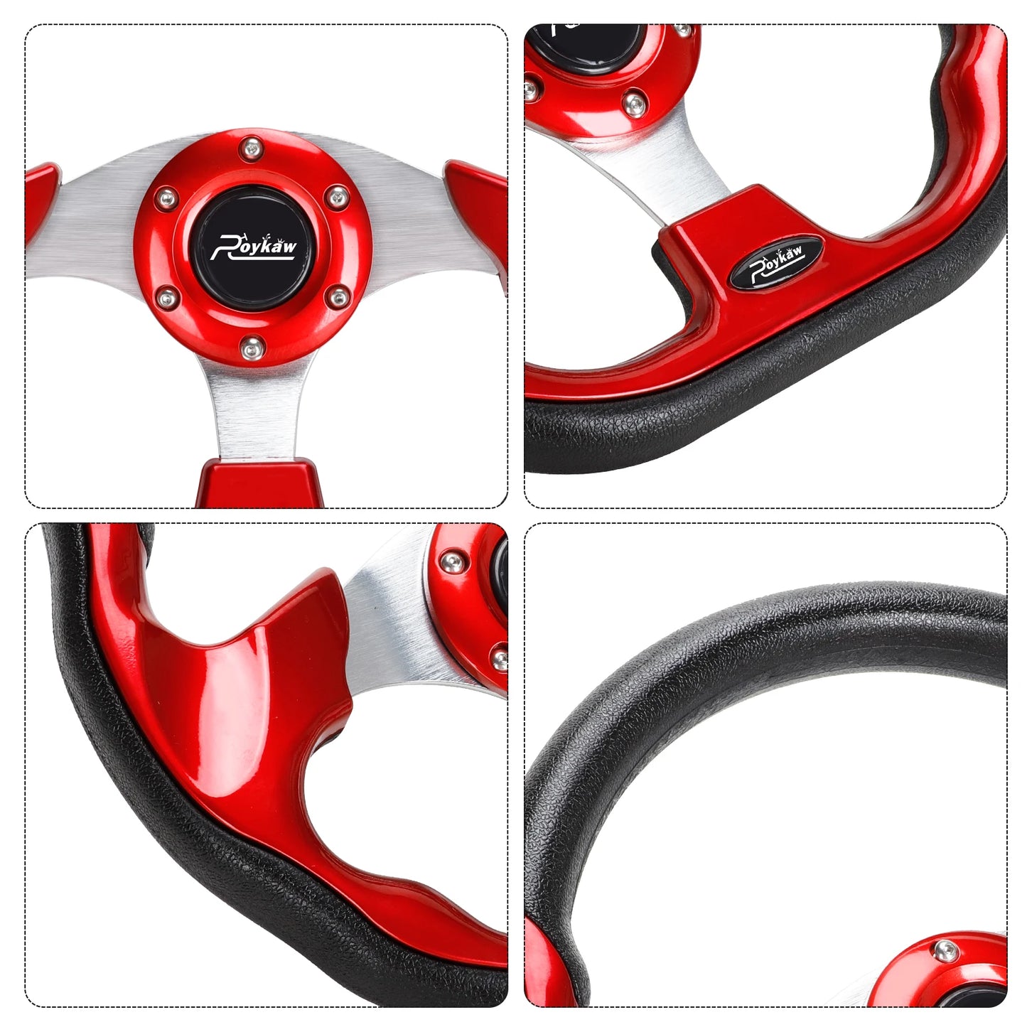12.5 Inch, Classic Golf Cart Steering Wheel