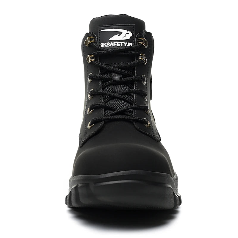 Mens Steel Toe Work Safety Shoe Anti- Puncture