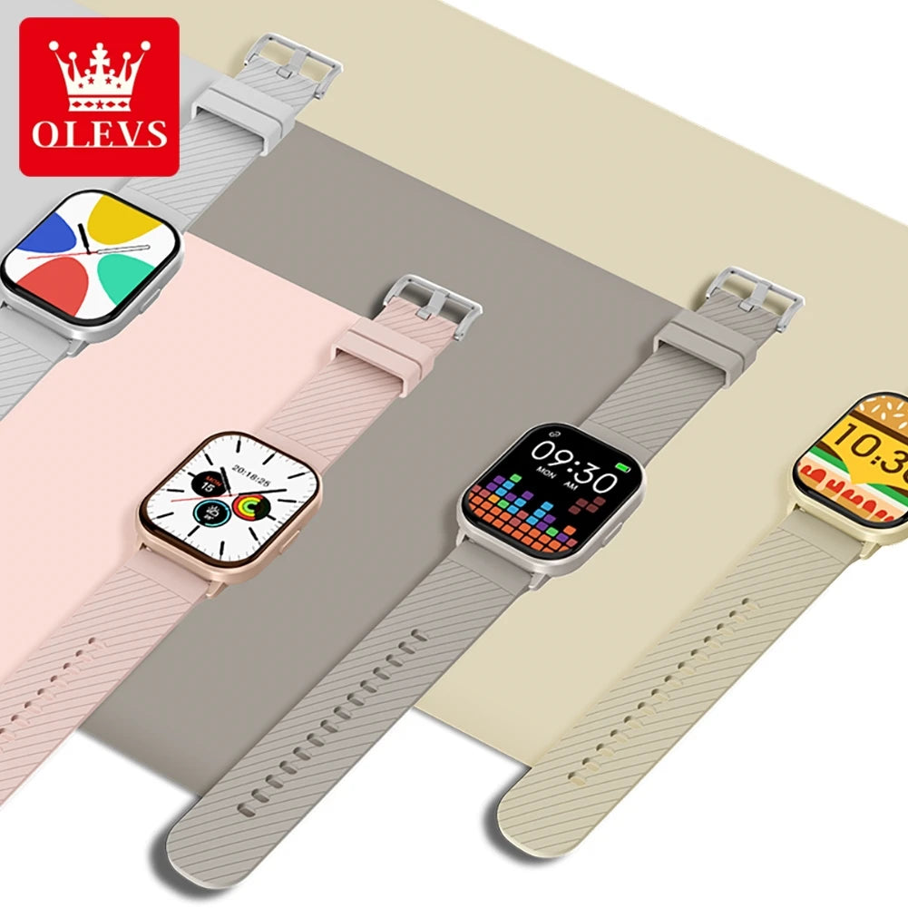 Full Touch Screen Sports, Fitness, Bluetooth, Smartwatch Compatible Android iOS