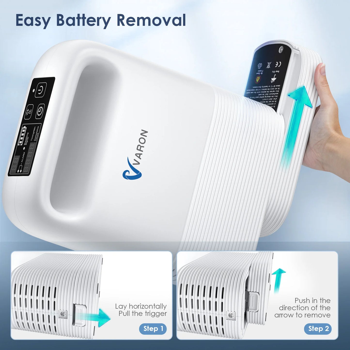 For NT-02 6360mAh Removeable Battery Portable Oxygen Concentrator Parts, Oxygen Machine Battery Replacement
