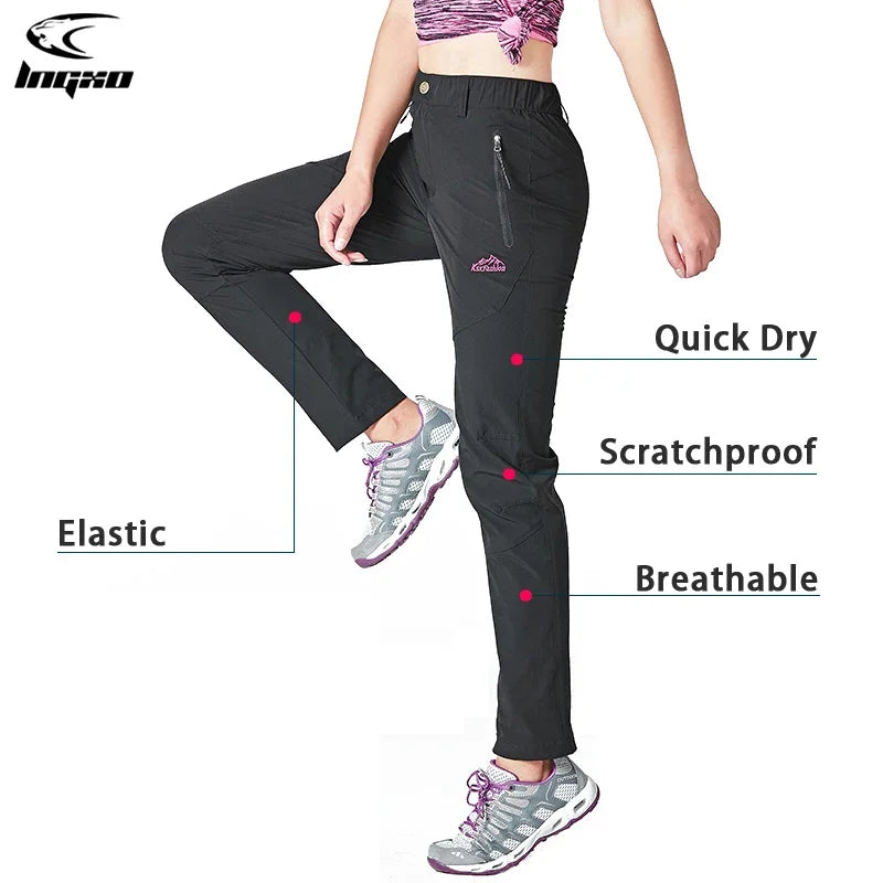 Womens Waterproof Quick Dry Mountain Trousers