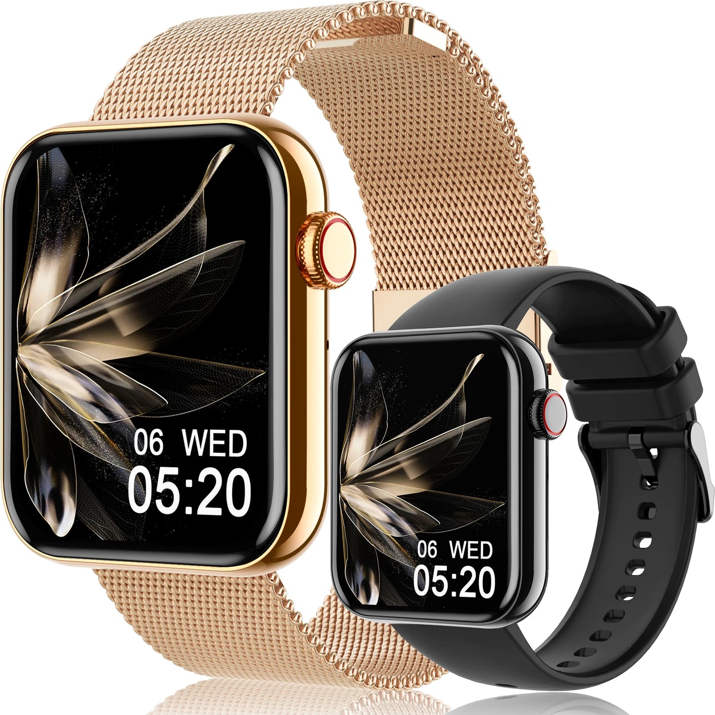 Smart Watch for Women/Men (Answer/Make Calls)Fitness Tracker for iPhone/Android Phones, Pedometer,