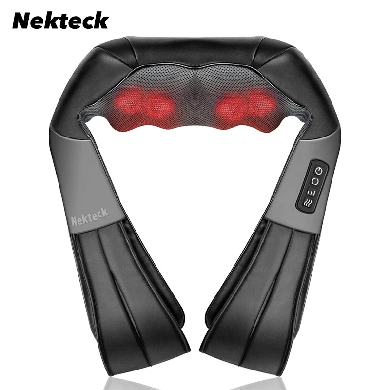 Electric Deep Tissue Kneading Neck, Shoulder Back, Leg Muscles and Full Body Massager