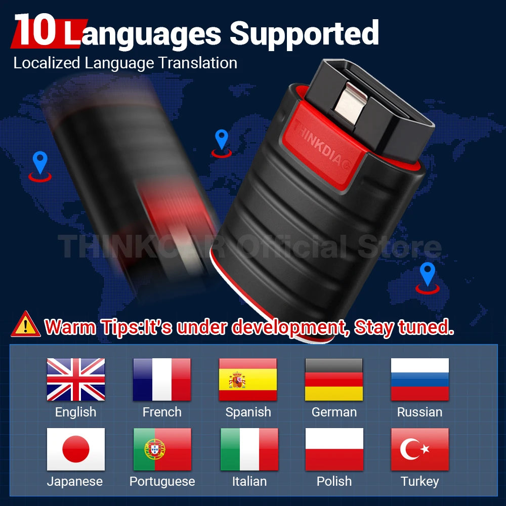 2025 All Car Full System, Rest Service OBD2 Diagnostic Tool, ECU Coding, Active Test, Free 1 Year