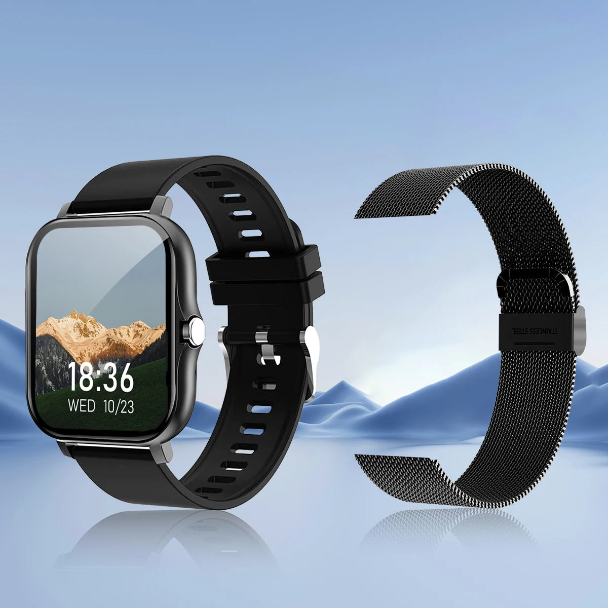 IPhone and Android,Wireless Smart Watch, Call Reminder, Call?Dial Sports Mode,With Rejection Fitness Reminder