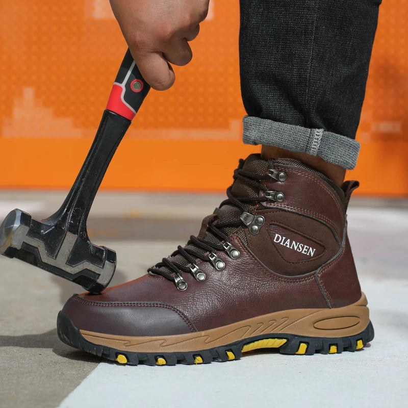 Mens Steel Toe, Anti-Puncture, Indestructible Work Construction, Steel Toe Safety boots