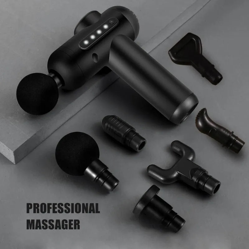 Massage Gun Pocket Fascia Gun Electric 20 Speed Handheld Muscle Percussion Massager