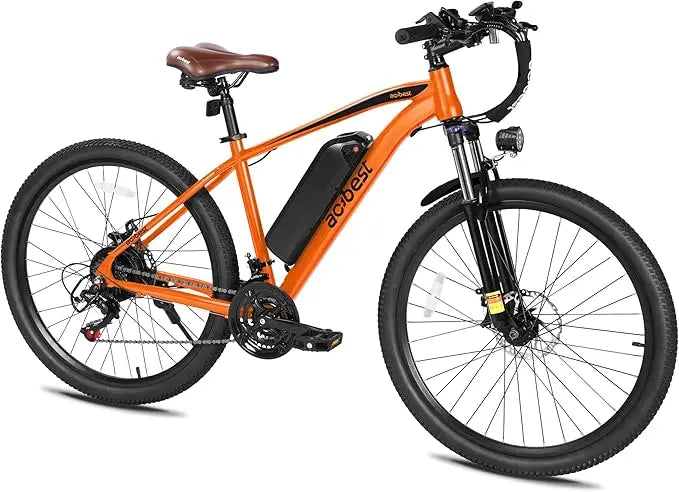 Adults, 26" Electric Mountain Bike, with Peak 750W Motor, 22 mph Top Speed, 21-Speed Lightweight