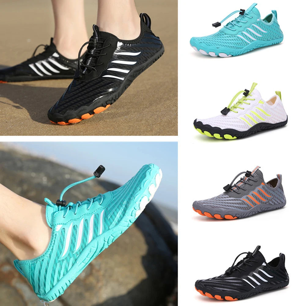 Mens/Womens Anti Slip Barefoot Shoes Breathable,  Quick-drying,  Elastic, Climbing, Hiking Upstream Swimming Sneakers