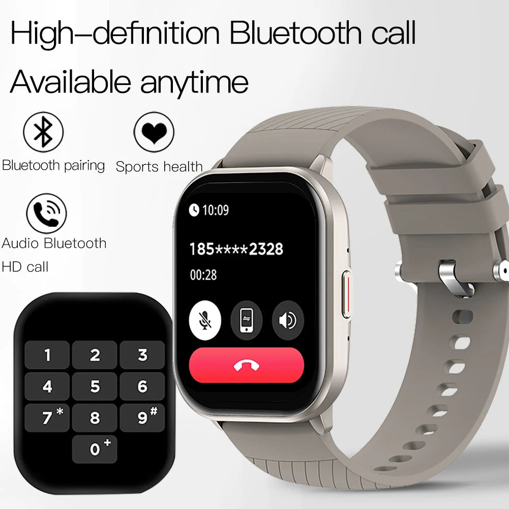 Full Touch Screen Sports, Fitness, Bluetooth, Smartwatch Compatible Android iOS