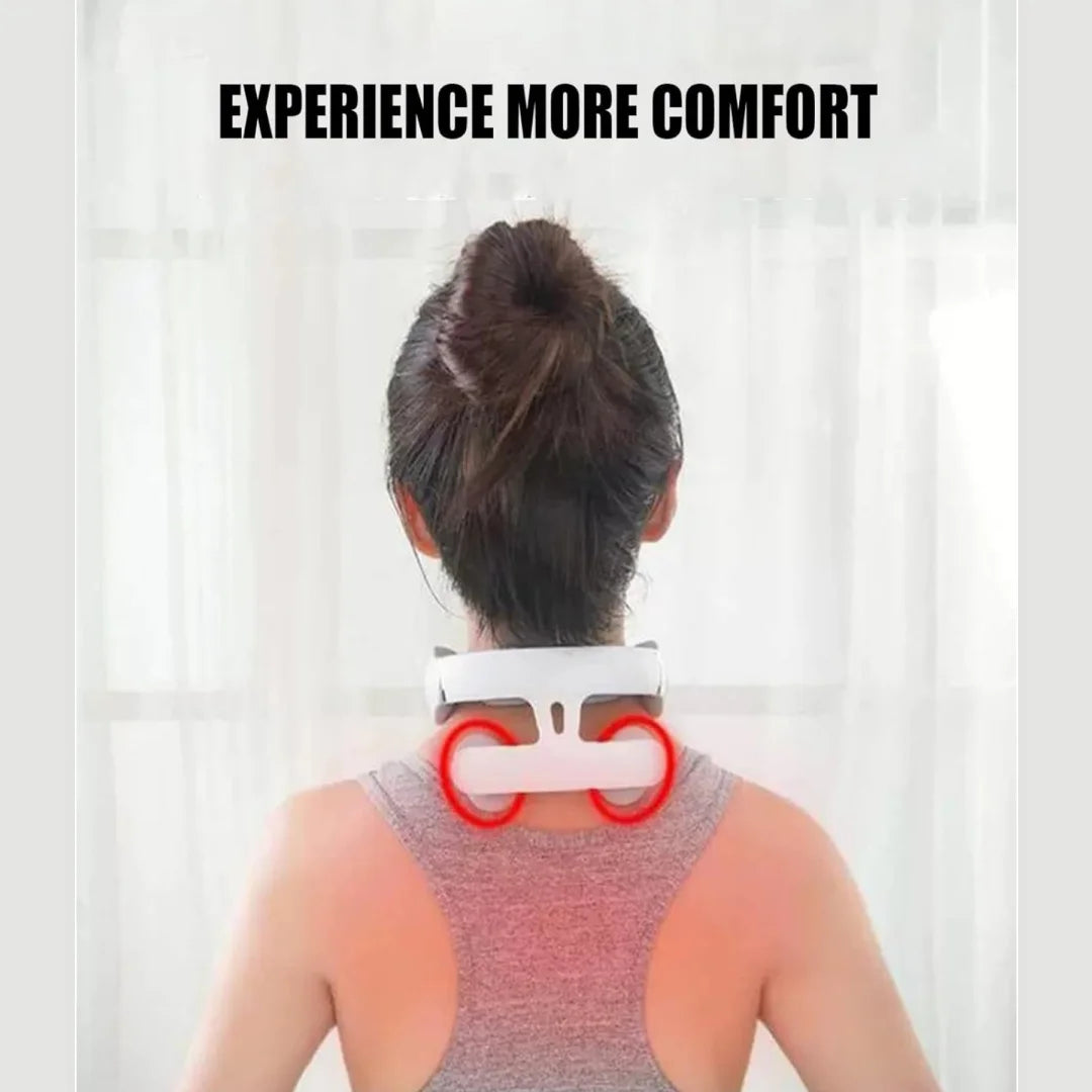 Portable Neck Massager for Neck Pain,  Massager with Heat Function, USB Charging