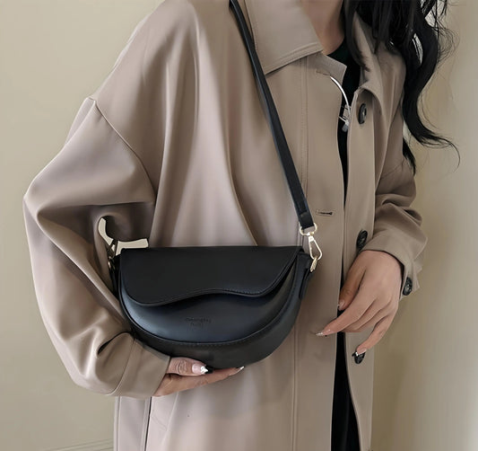 2025 New Women's Crossbody Saddle Bag -  Casual Underarm Shoulder Bag