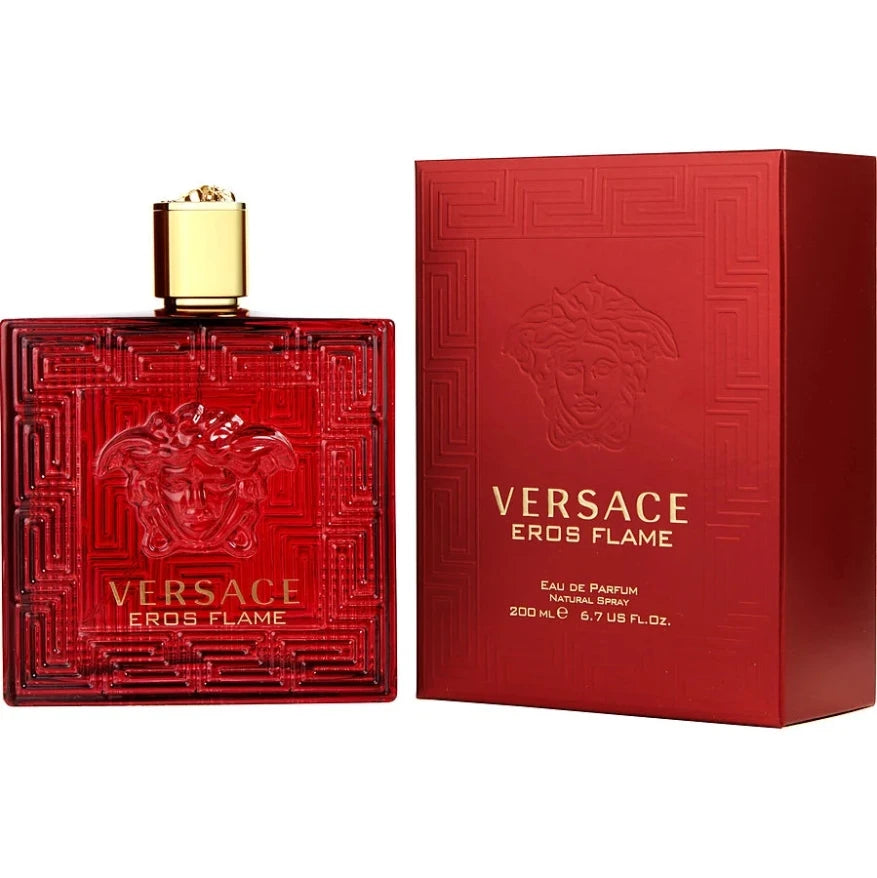 VERSACE FLAME Red, Flaming Love for Men 100ml/200ml  Fresh and Long Lasting Fragrance